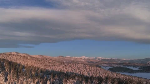 Mount Blue Sky forest valley Mt Evans wilderness landscape Evergreen Colorado Stock Footage 336274591