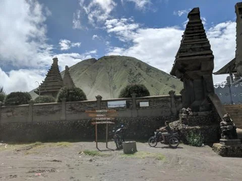 The Mount bromo is an active volcano Stock-Fotos