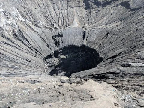 The Mount bromo is an active volcano Stock Photos