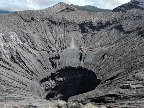 The Mount bromo is an active volcano Stock Photos