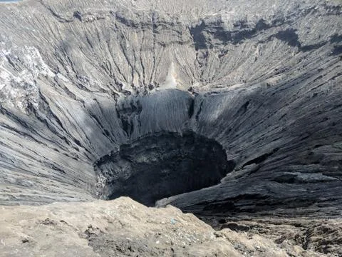 The Mount bromo is an active volcano Stock Photos
