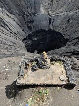 The Mount bromo is an active volcano Stock Photos