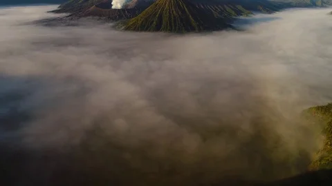 Mount Bromo, East Java, Indonesia Stock Footage 75330434