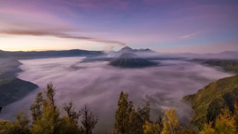  Mount Bromo, Indonesia Stock Footage 263416797