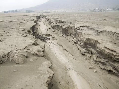 Mount Bromo in Java scenery around a volcano named Mount Bromo located in ... Stock-Fotos