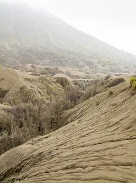 Mount Bromo in Java scenery around a volcano named Mount Bromo located in ... Stock-Fotos