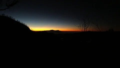 Mount Bromo Sunrise Stock Footage 119424361