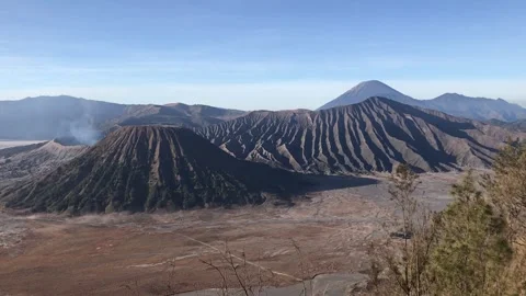Mount Bromo Volcano in East Java, Indonesia. Video stock 346567869