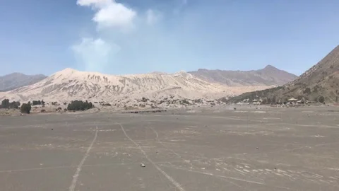 Mount Bromo Volcano in East Java, Indonesia. Video stock 346567871