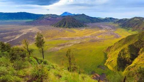 Mount Bromo volcano, East Java, Surabuya, Indonesia Stock Photos