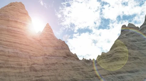 Mount Canvas Sunrise Stock Footage 44468340