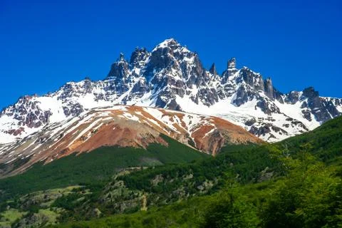 Mount Cerro Castillo Stock Photos