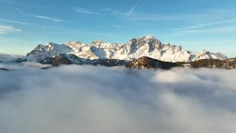 Mount Civetta - Above the clouds Video stock 275272967