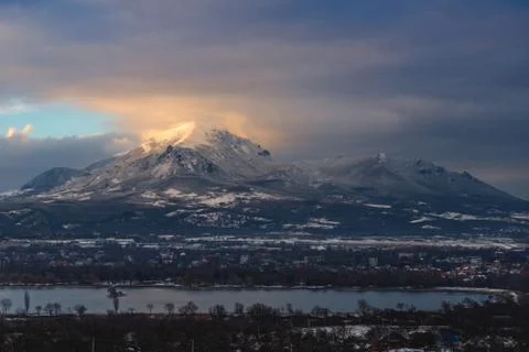 Mount cloud water Stock Photos