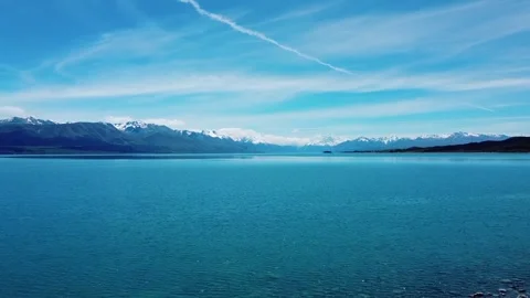 Mount Cook over lake Stock Footage 260368315
