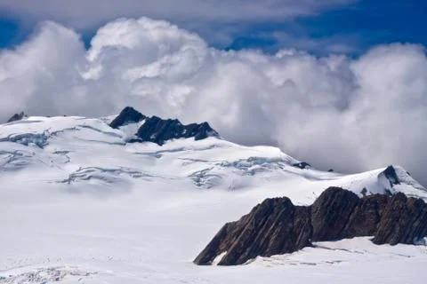 Mount cook peak Stock Photos