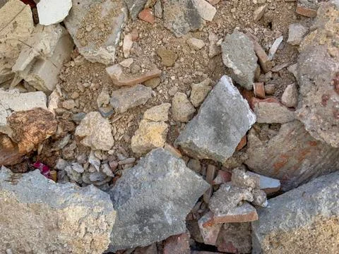 A mount of debris - Background Stock Photos