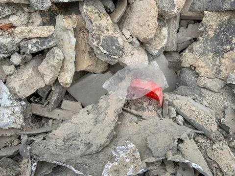 A mount of debris - Background Stock Photos