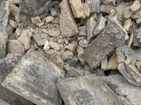 A mount of debris - Background Stock Photos