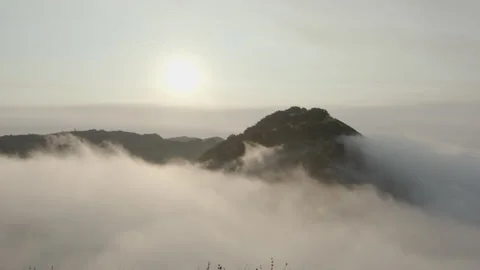Mount Diablo and Bay Area Mountain Sunrise Stock-Footage 139026751