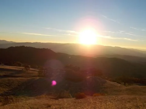 Mount Diablo Sunset Stock Photos