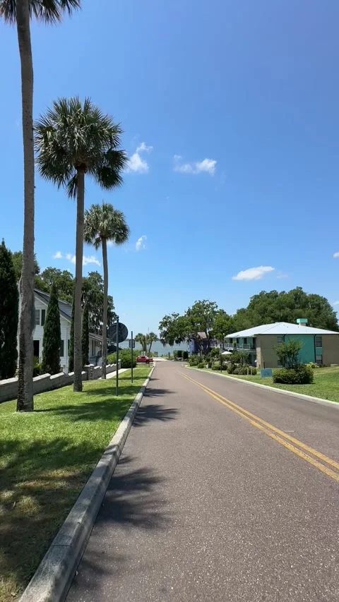 Mount Dora, Florida, USA - 05 09 2024: Walking tour Mount Dora Stock Footage 320822744
