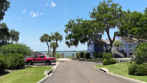 Mount Dora, Florida, USA - 05 09 2024: Walking tour Mount Dora Stock Footage 320822749