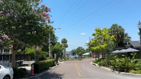 Mount Dora, Florida, USA - 05 09 2024: Walking tour Mount Dora Stock Footage 320822760