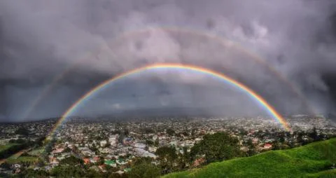 Mount Eden Summit Stock Photos