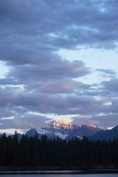 Mount Edith Cavell, Jasper, Alberta, Canada Stock Photos