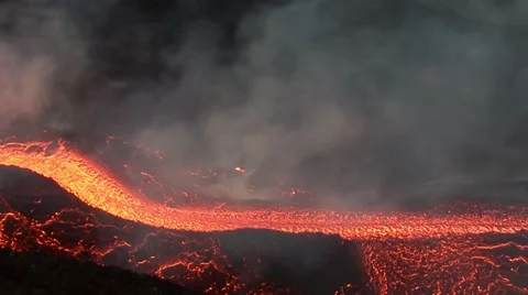 Mount Etna eruption 库存影片 49177113
