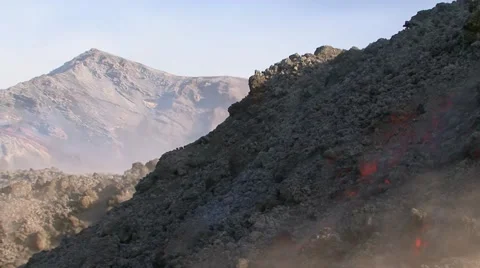 Mount Etna eruption 스톡 동영상 50886360