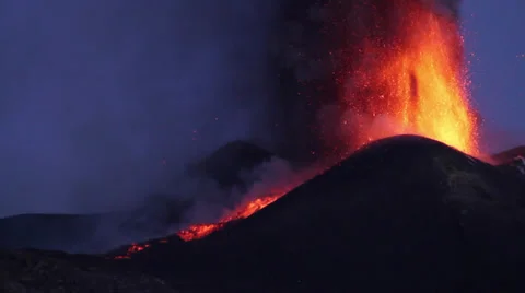 Mount Etna 库存影片 35369016