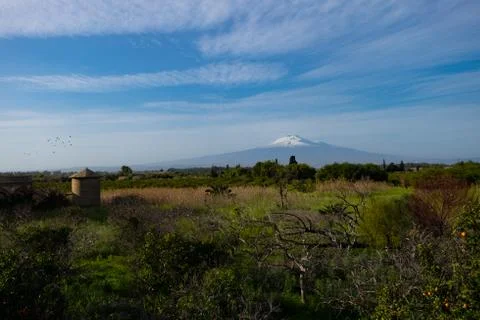 Mount Etna Stock Photos