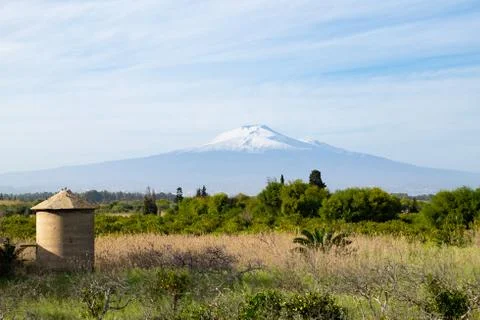 Mount Etna Stock Photos