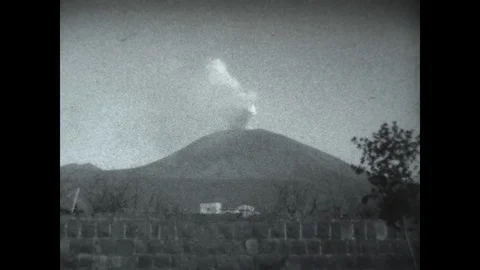 Mount Etna Smoke Stock Footage 89706238