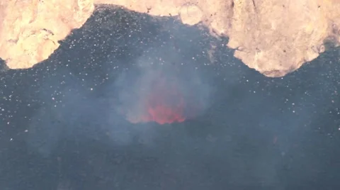 Mount Etna volcanic eruption Stock Footage 60765622