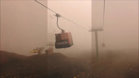 Mount Etna Volcano View Stock Footage 122631014