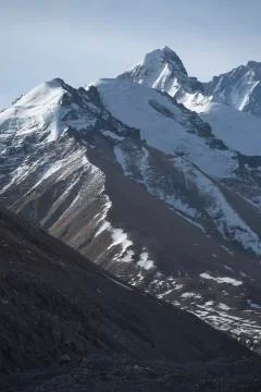 Mount Everest at 8850 m Stock Photos