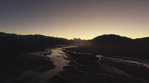 Mount Everest Aerial Drone View with Snow Peak and Majestic Himalaya Vista Stock Footage 326773305
