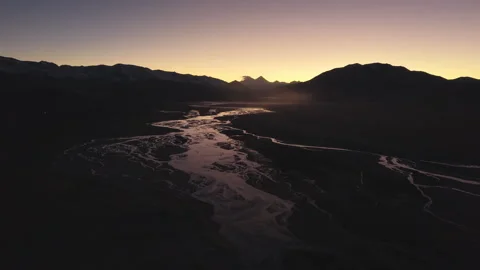 Mount Everest Aerial Drone View with Snow Peak and Majestic Himalaya Vista Stock Footage 326773449