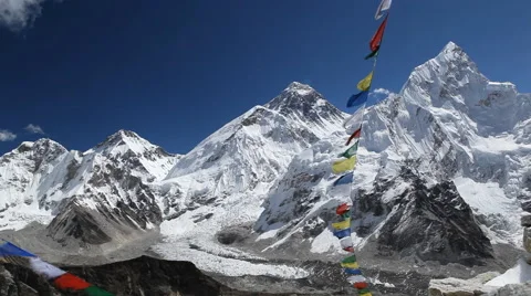 Mount Everest, mountains landscape Stock Footage 59310788