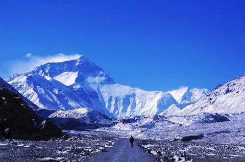 Mount everest Stock-Fotos
