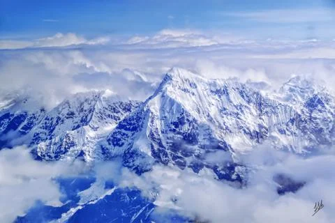 The Mount Everest, Worlds highest peak_2644TSA Stock Photos
