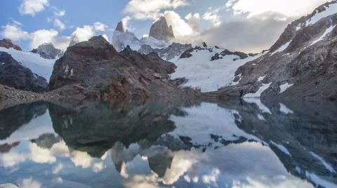 Mount Fitz Roy 01 Time Lapse (Patagonia, Argentina) 库存影片 53266429