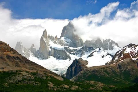 Mount fitz roy in patagonia Chile Stock Photos
