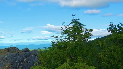 Mount Frog on Sakhalin Island Stock Footage 73834312