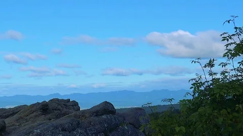 Mount Frog on Sakhalin Island Stock Footage 73834356