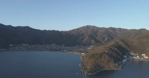 Mount Fuji Aerial View Stock Footage 99942299