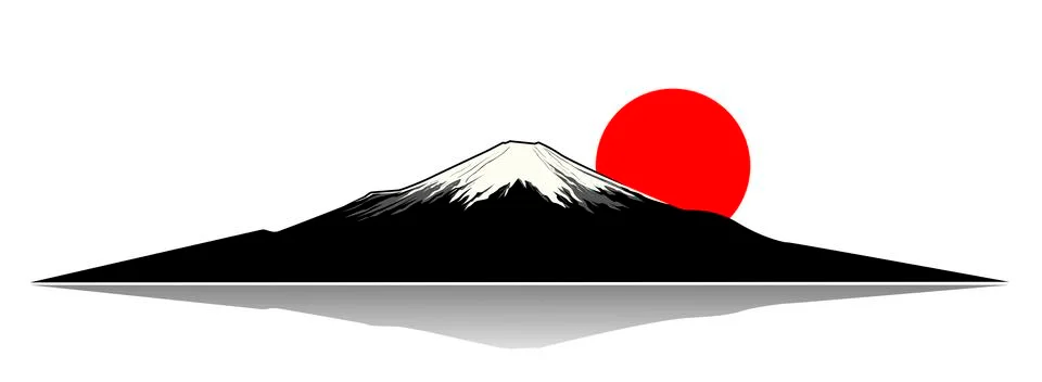 Mount Fuji Stock Illustration